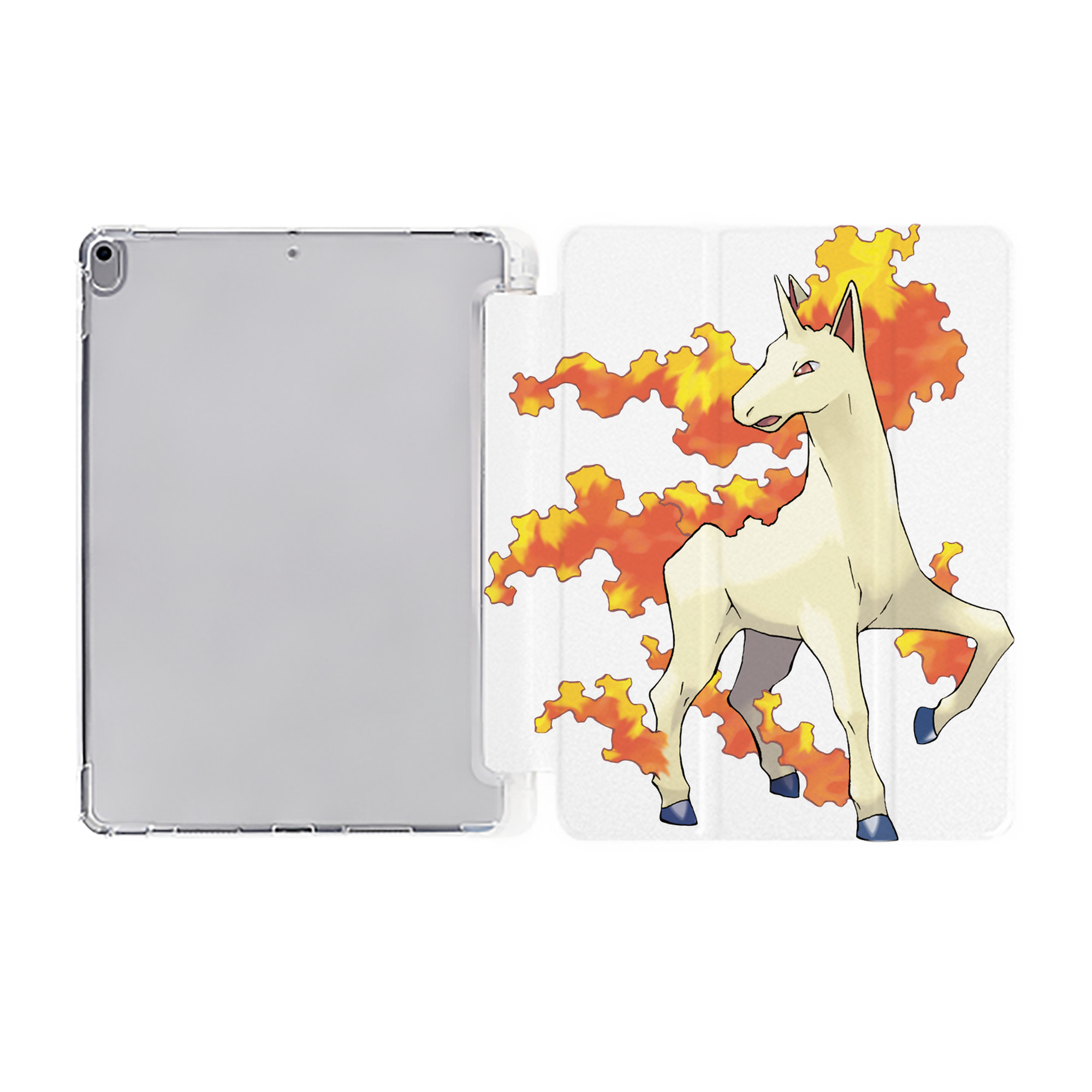 （画像用） ポケットモンスター Pokémon IPad ケース ペン収納付き 三つ折りスタンド PUレザー×シリコン 対応機種9.5/10.5/10.9インチ